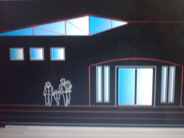 FACHADA EN AUTOCAD